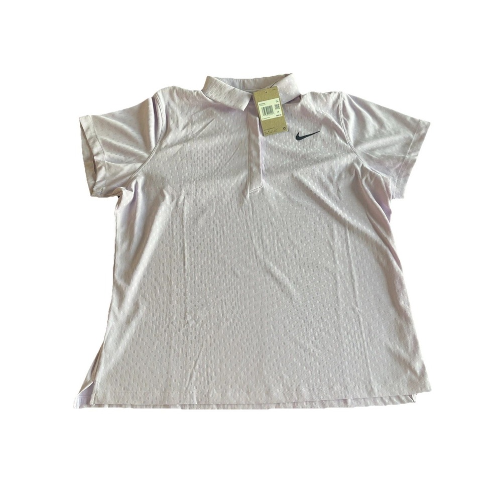 Nike Womens Golf Pink Polo Dri-Fit Shirt SZ XL X-Large NWT MSRP $85